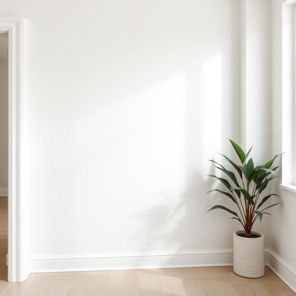 Clean wall after termite treatment